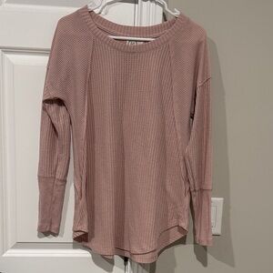 Maurices Dusty Rose Long Sleeve Top